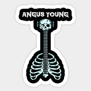 Vintage guitarist 13 Sticker